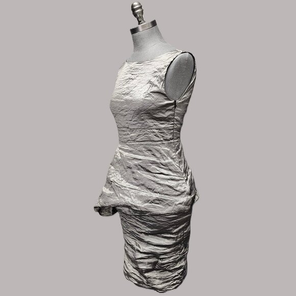 Sarah Pacini Set - Crinkle Dress with Cropped Jacket - Picture 4 of 8